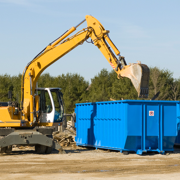 what size residential dumpster rentals are available in Epes Alabama